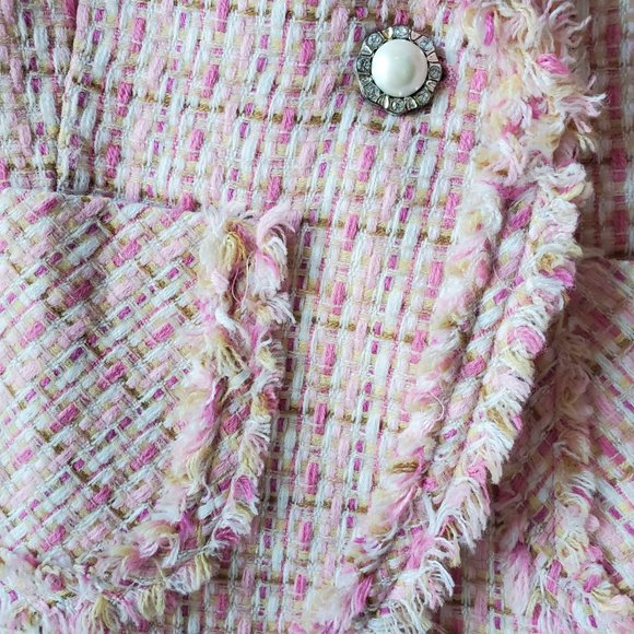 Pink plaid Clueless Y2K Preppy style Body Central Blazer - Picture 3 of 8